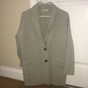 Madewell GREY Sweater Blazer